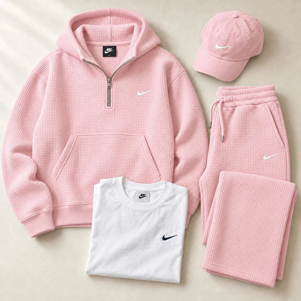 Waffle Knit Lounge Set Unisex