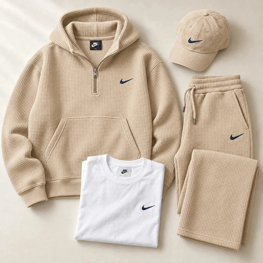 Waffle Knit Lounge Set Unisex