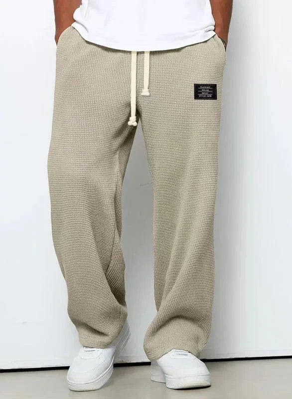 Men's Waffle Knit Drawstring Pants | Arden