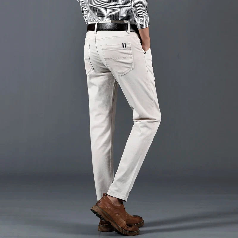 Slim Fit Trousers – Men's Cotton Dress Pants | Savoni