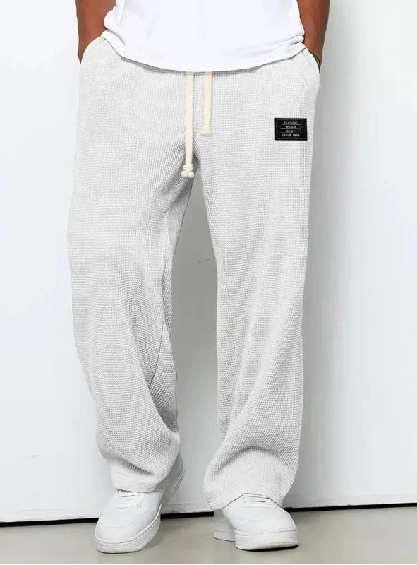 Men's Waffle Knit Drawstring Pants | Arden