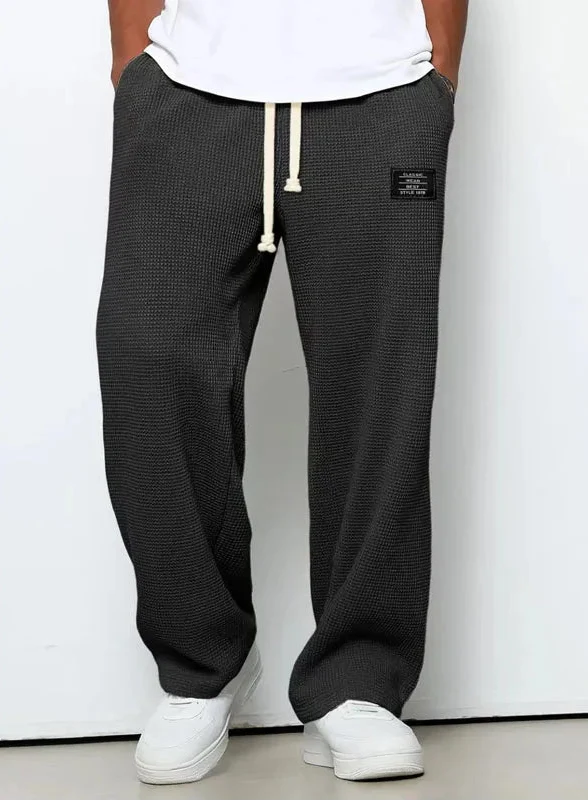Men's Waffle Knit Drawstring Pants | Arden