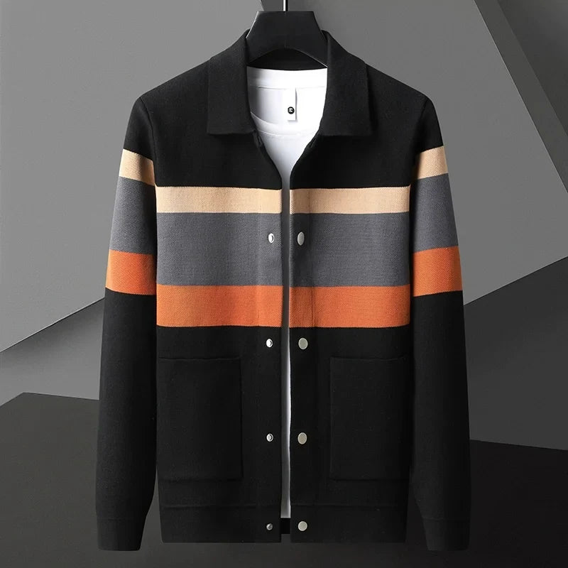 Button-Up Cardigan – Men's Sweater with Pockets | Verano